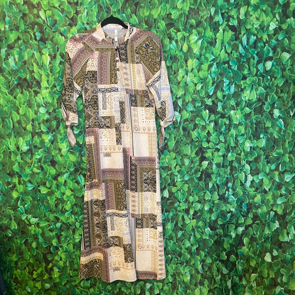 Cupshe - Bohemian Patchwork Maxi Dress